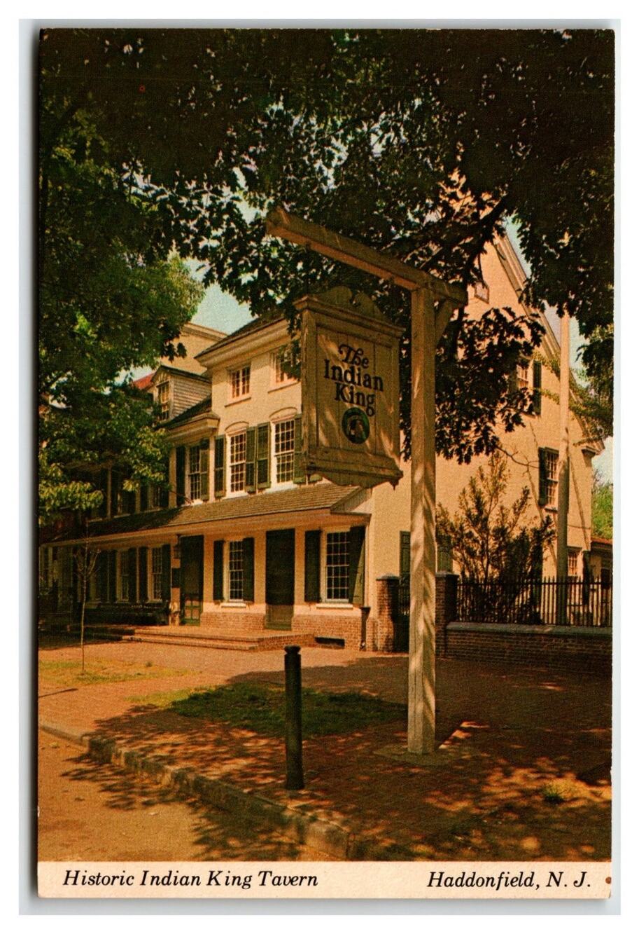 Historic Indian King Tavern Haddonfield NJ Vintage Chrome Postcard